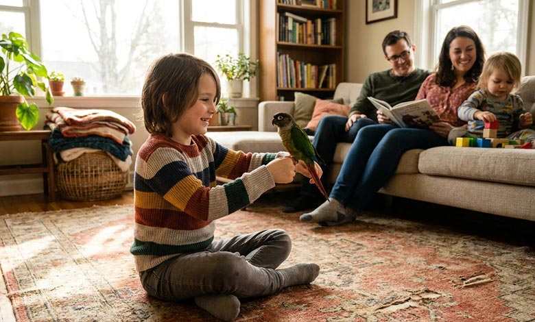 آیا پرنده خانگی برای کودکان مناسب است؟